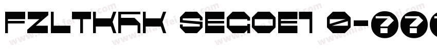 FZLTKHK Segoe1 0字体转换